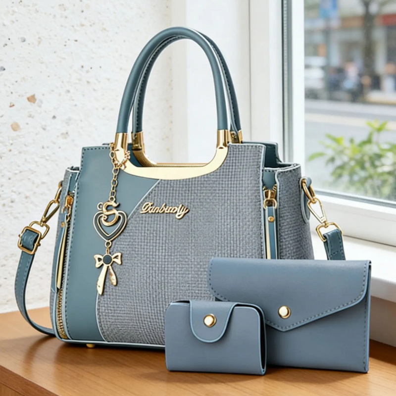 Women Bags Gift - Elegant Women's Handbag Set, Multi-Color Messenger