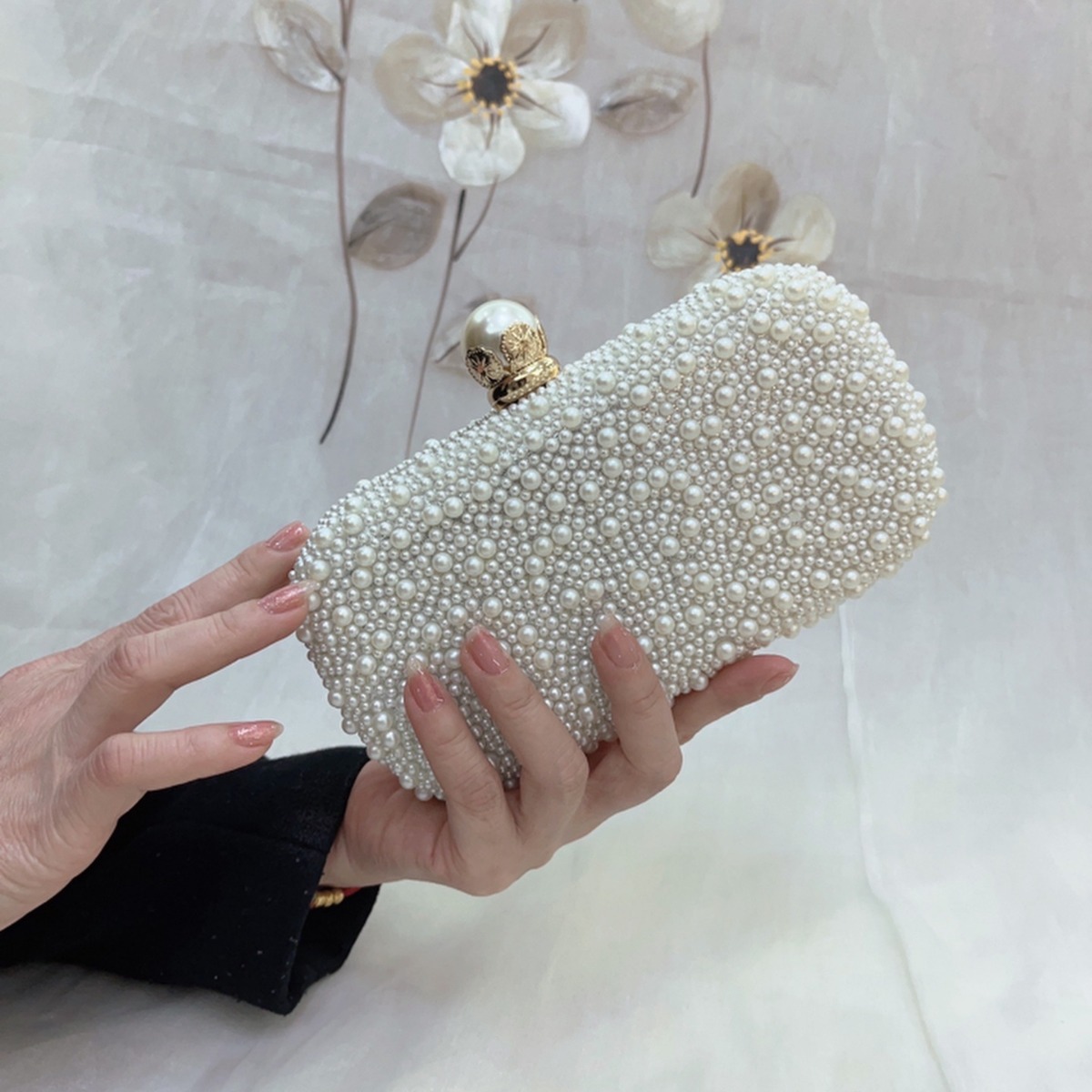 Evening Bag Beaded - Luxury Wedding Evening Dress Bag Chain