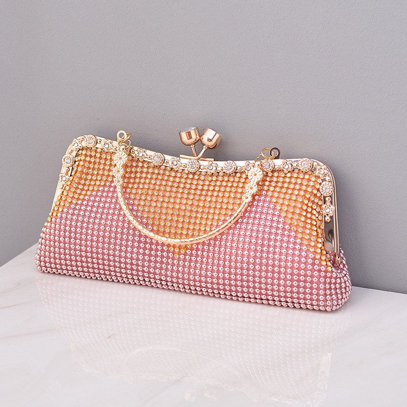 Evening Bag Beaded - 2025 Luxury Design Diamond Splicing Beads