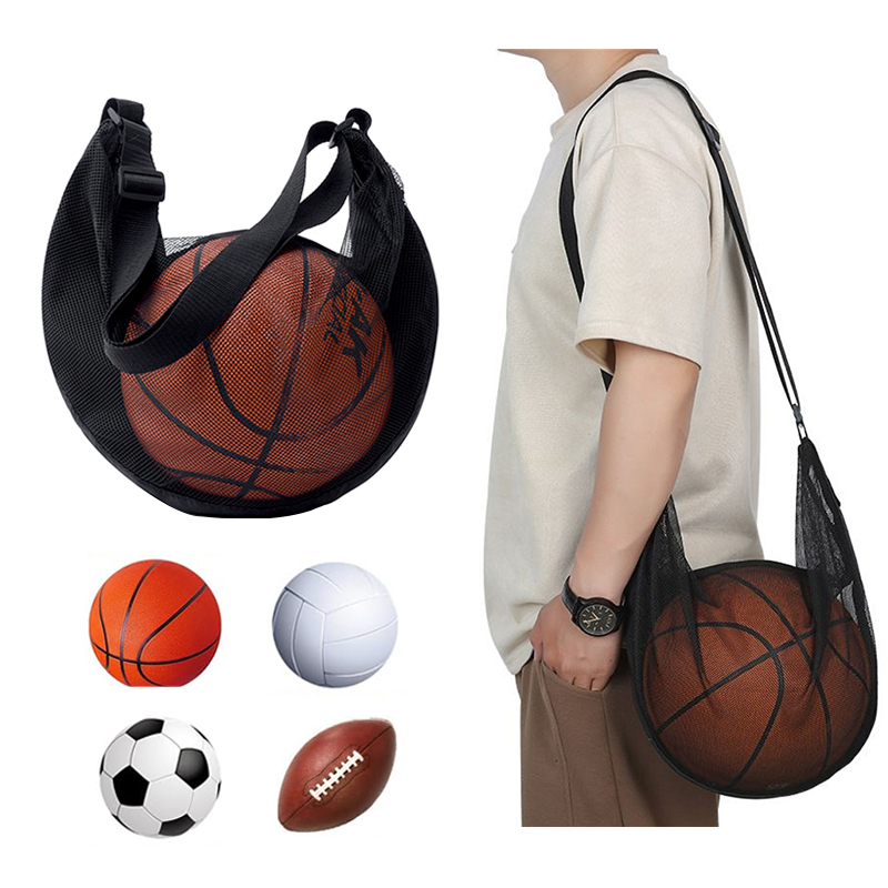 Mesh Net Bag - 1Pcs Single Ball Bag With Zipper