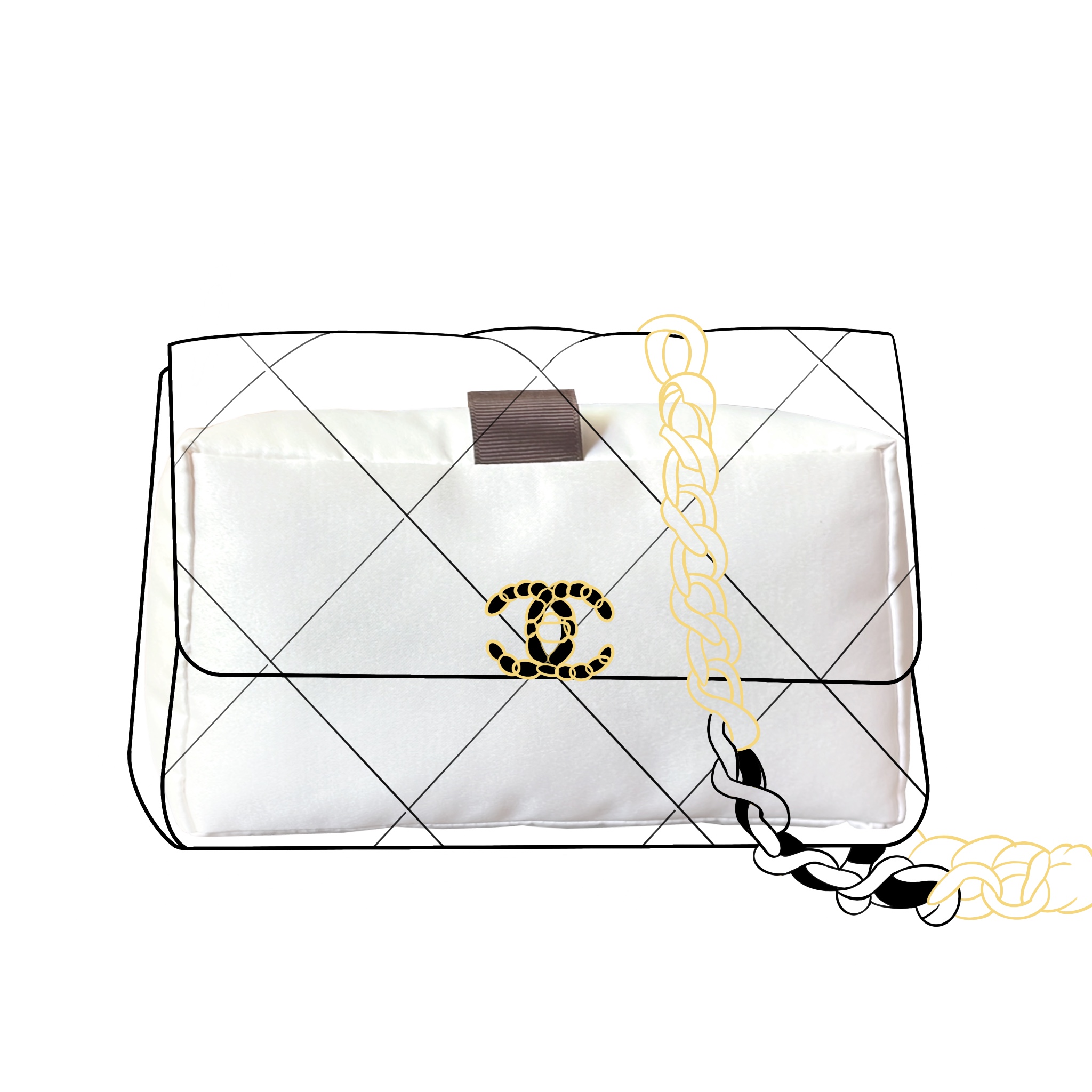 Women Bags Dior - Fit for Flap CC19 Luxury Handbag