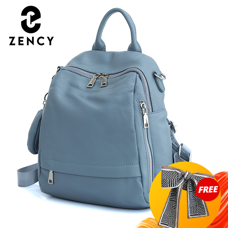 Women Bags In Sale - Zency Women's Genuine Leather Backpack High-Quality