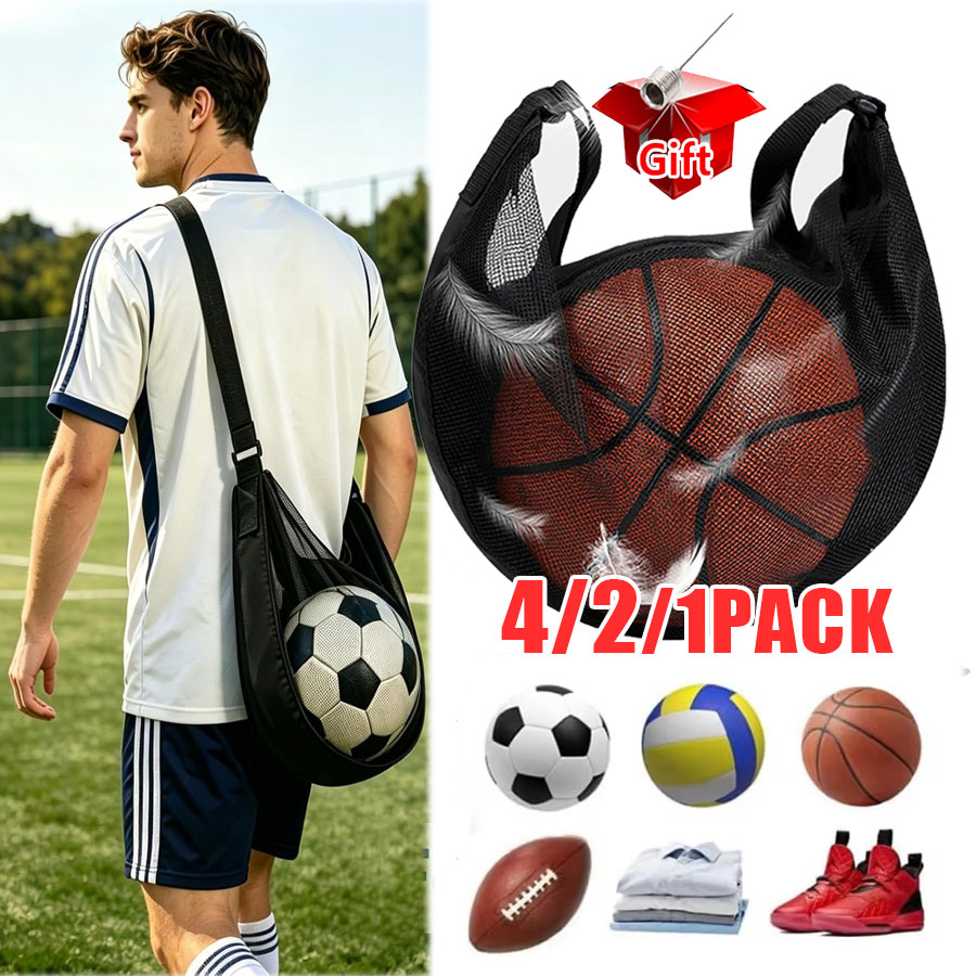 Mesh Net Bag - New 4/2/1pcs Anti-Tear Mesh Single Ball