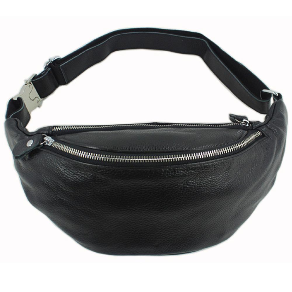 Saddle Bag Leather - Fashion Genuine Leather Waist Bag for