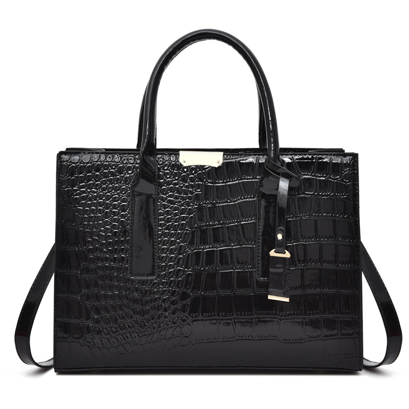 Women Bags Zadig - The Tote Sac Vintage Crocodile Pattern