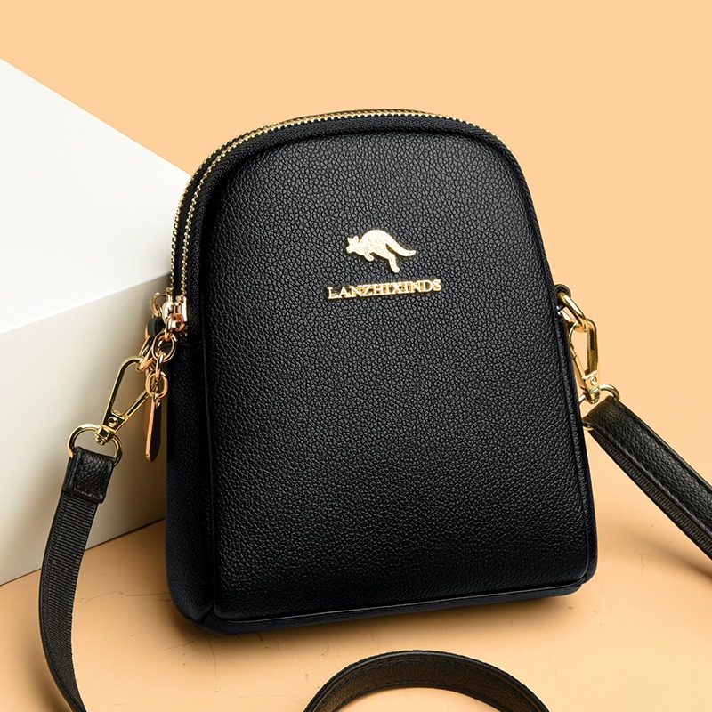 Women Bags In Sale - Fashion Solid Color Zipper Versatile Pu