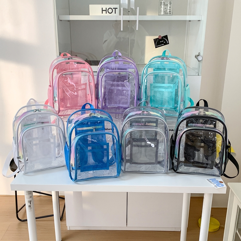 PVC Transparent Zipper Large C - Women Bags In Sale review and price