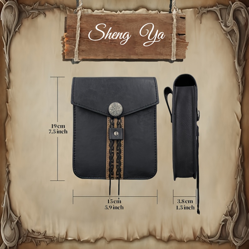 2pcs Medieval Vintage Imitatio - Saddle Bag Leather review and price