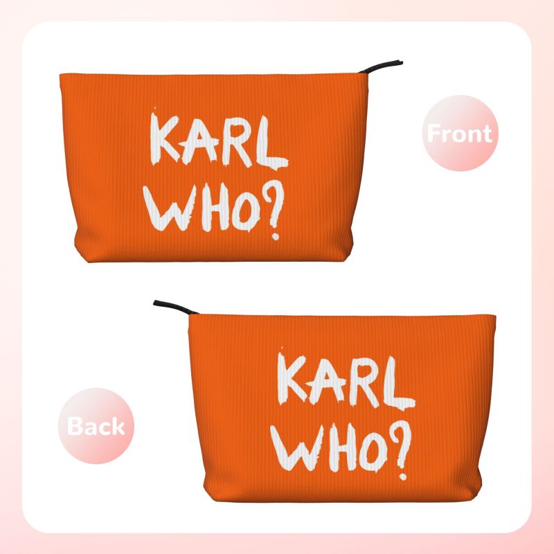Karl Who Slogan Makeup Bag for - Women'S Karl Bags review and price