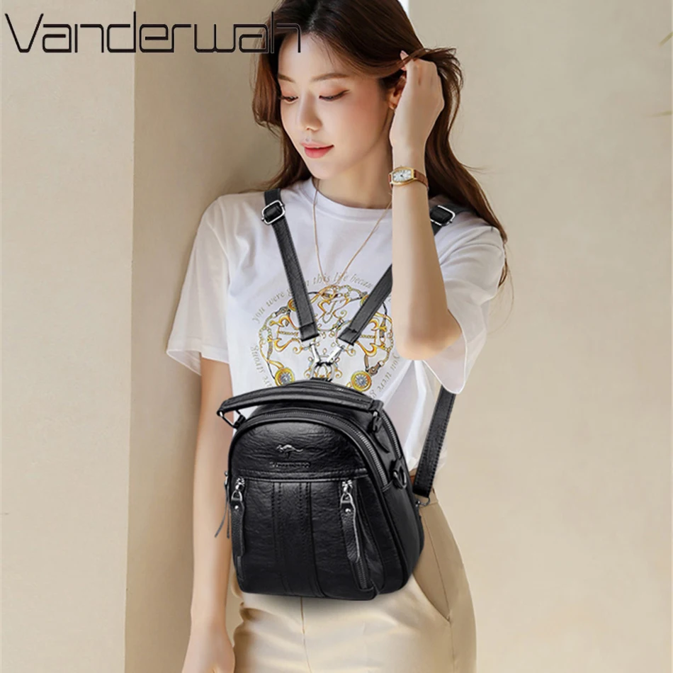 4 In 1 Leather Backpacks Multi - Women Bags In Sale review and price