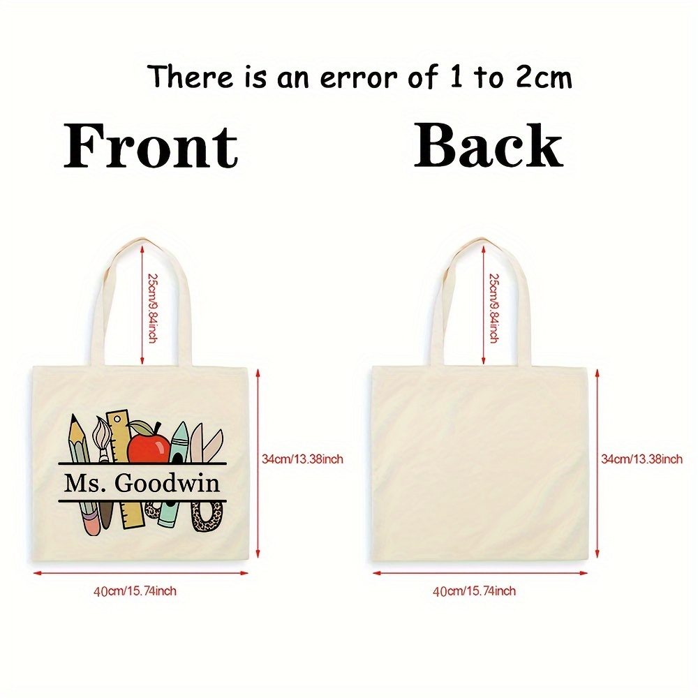 Custom Teacher Name Pattern To - Women'S Best Bags For Travel review and price