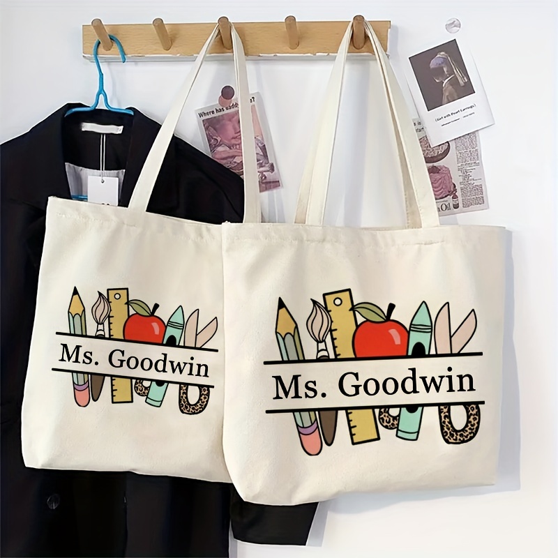 Custom Teacher Name Pattern To - Women'S Best Bags For Travel review and price