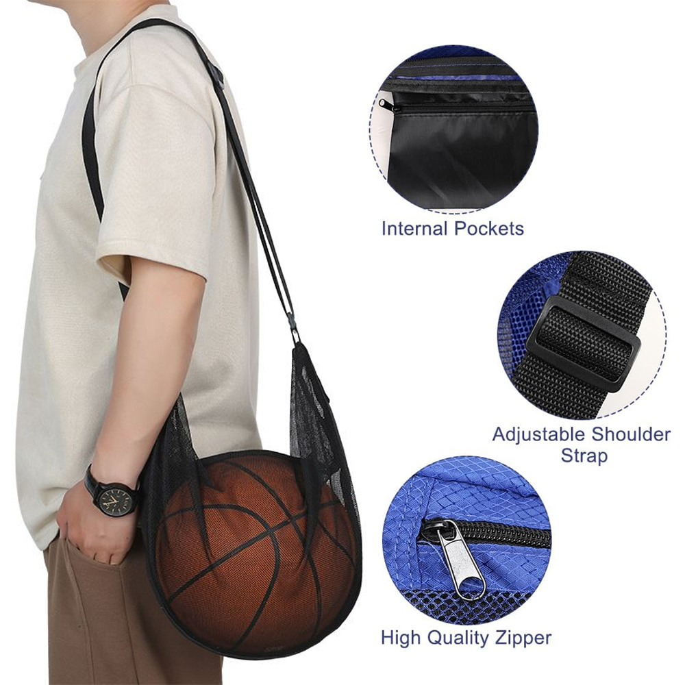 1Pcs  Single Ball Bag With Zip - Mesh Net Bag review and price