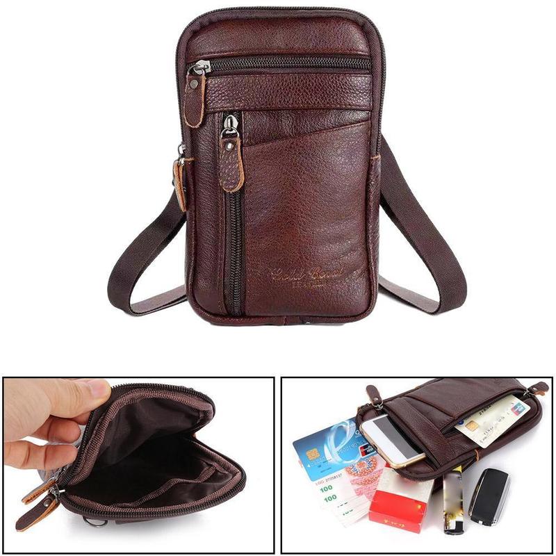 Men Genuine Leather Bag Vertic - Saddle Bag Leather review and price