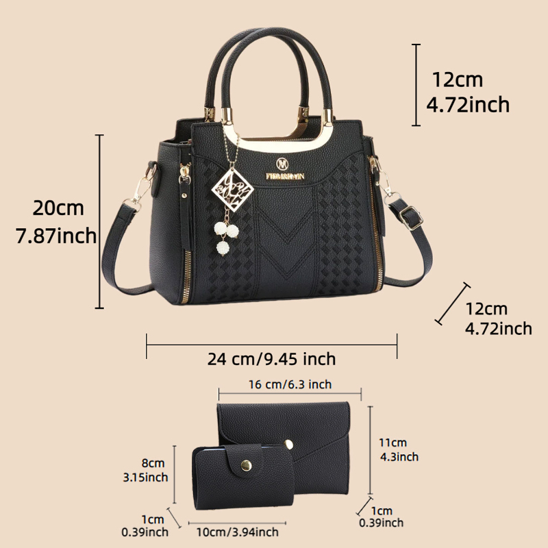 3-piece handbag set made of ly - Women Bags Gift review and price