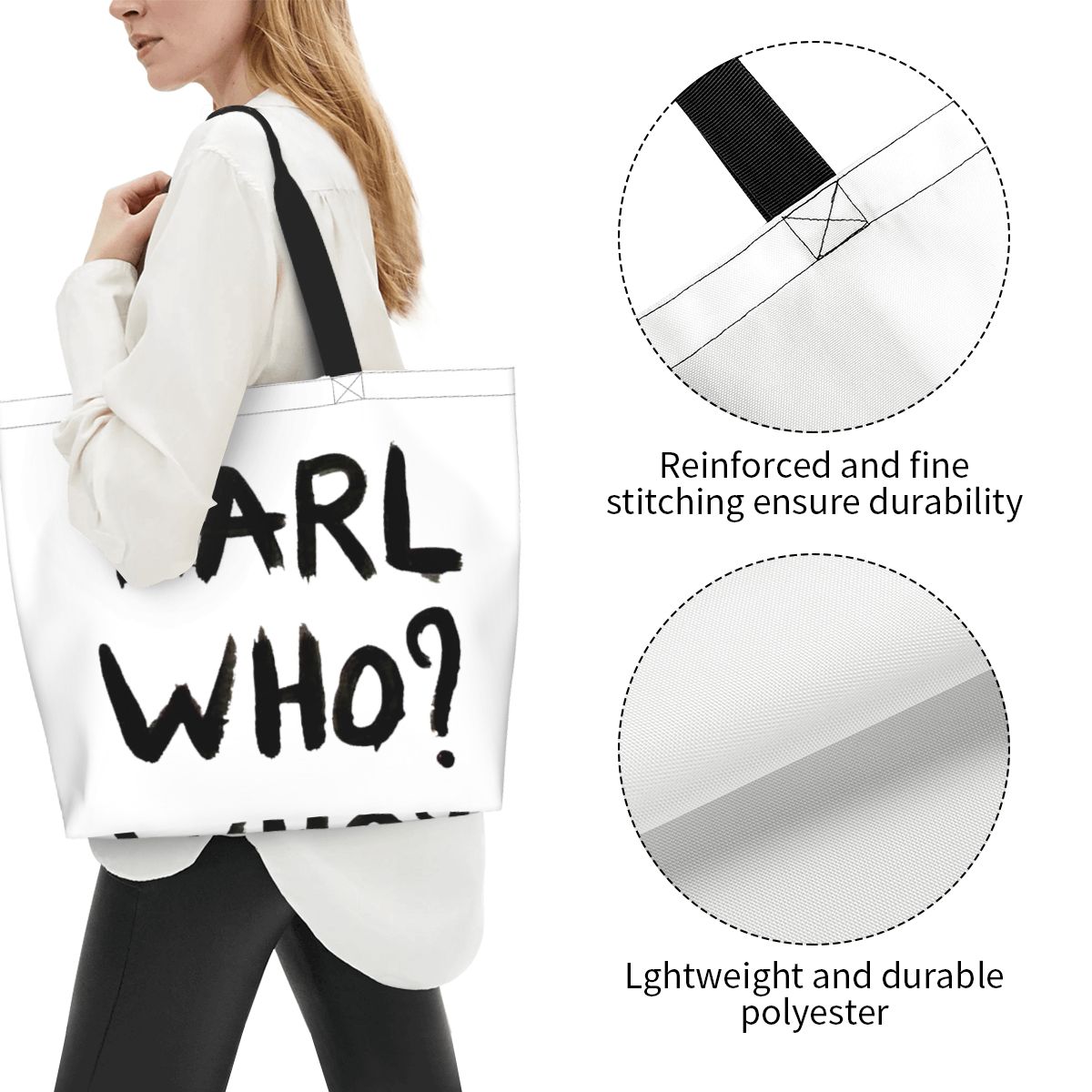 Custom Karl Who Grocery Shoppi - Women'S Karl Bags review and price