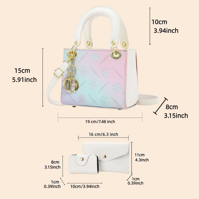 Gradient Printed Crossbody Sho - Women Bags Purses review and price