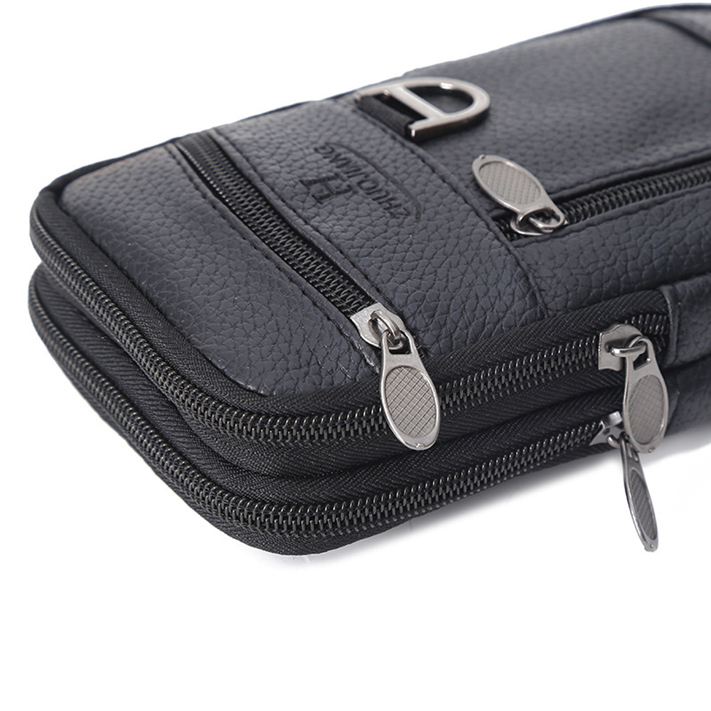 Men Waist Bag Mobile Phone Bag - Saddle Bag Leather review and price