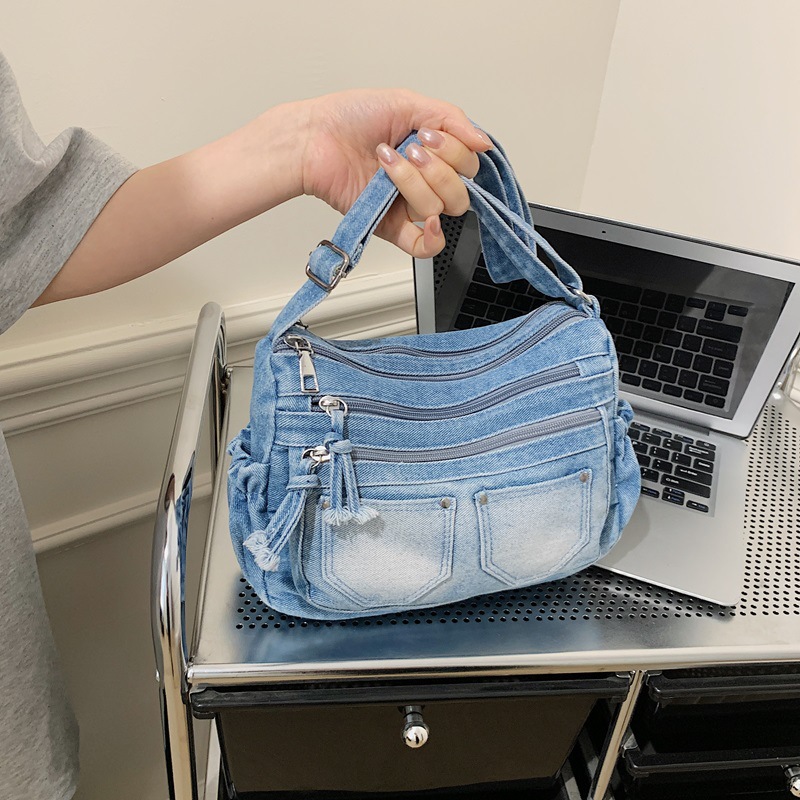 Korean Fashion Washed Denim Co - Women Bags Zadig review and price