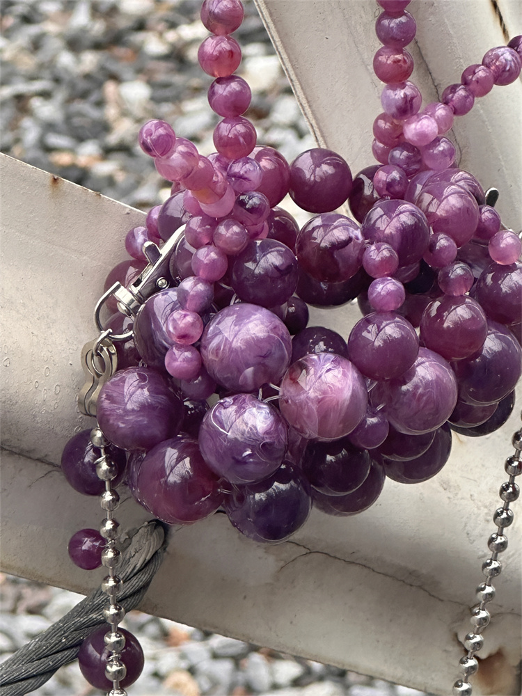 Girls Mini Purple Beaded  Clut - Evening Bag Beaded review and price