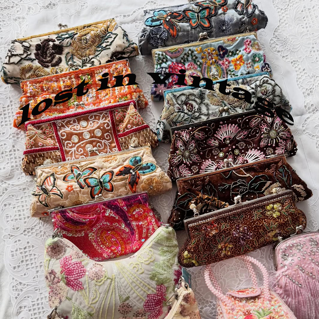 Lost in Vintage Hand-embroider - Evening Bag Beaded review and price