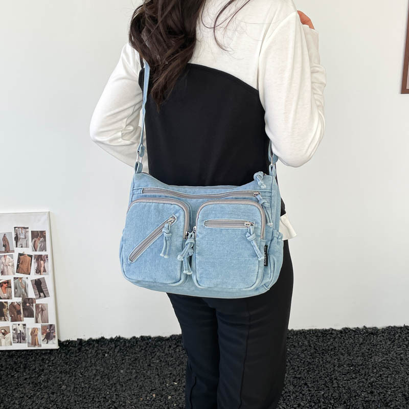 Fashion Denim Shoulder Bag New - Women Bags Zadig review and price