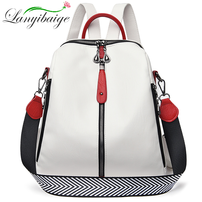 Fashion Backpack Women Soft Le - Women Bags In Sale review and price