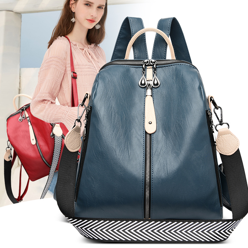 Fashion Backpack Women Soft Le - Women Bags In Sale review and price