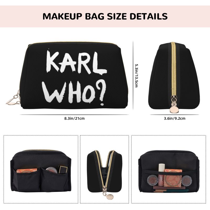 Karl Who Print Leather Makeup  - Women'S Karl Bags review and price