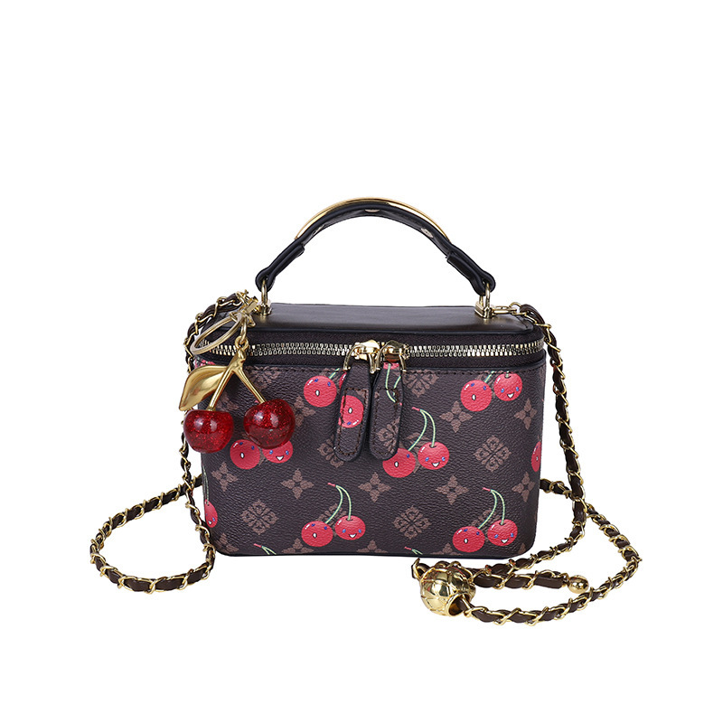 Cherry print mini square box b - Women Bags Zadig review and price