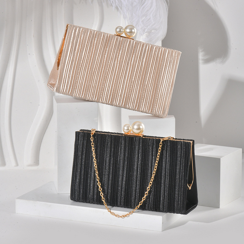 Pure Color Shimmering Fabric C - Evening Bag Beaded review and price