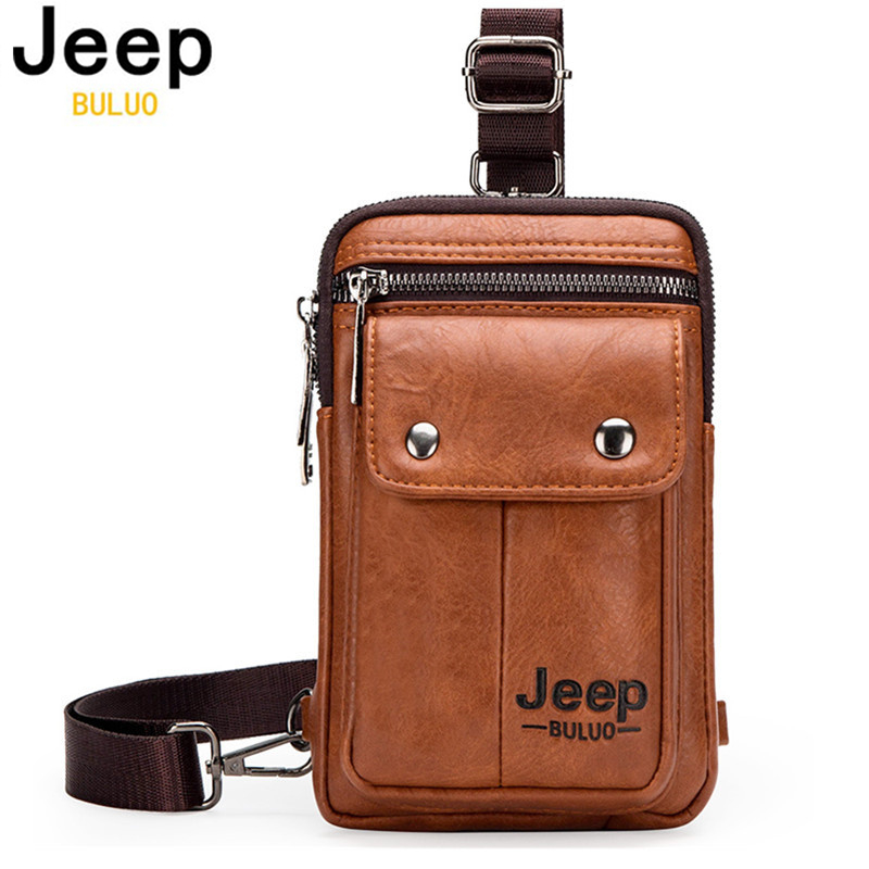 JEEP BULUO Small Multi-functio - Saddle Bag Leather review and price