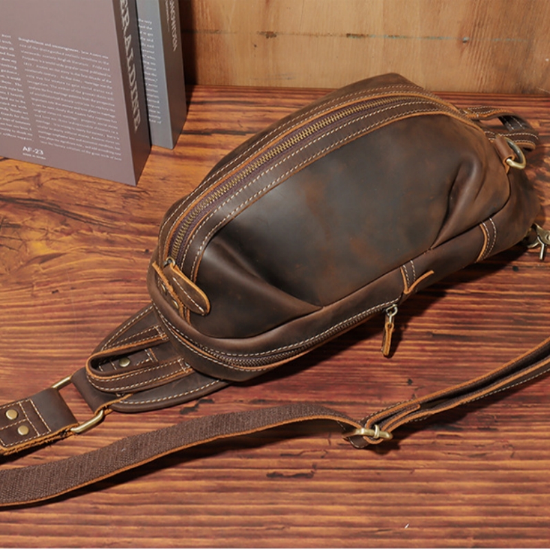 Fashion Design Luxury Men's Sl - Saddle Bag Leather review and price