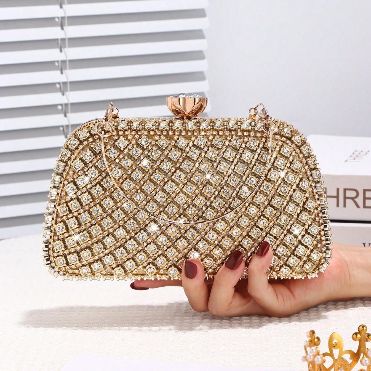 Luxury Diamonds Glitter Evenin - Evening Bag Beaded review and price