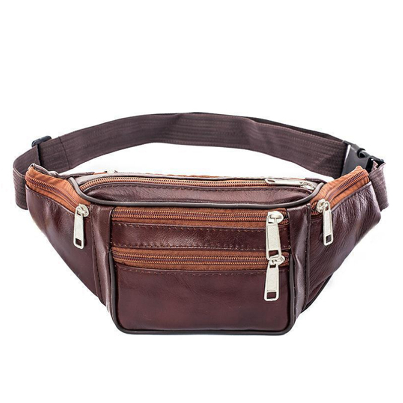 Genuine Leather Waist Bag Men  - Saddle Bag Leather review and price