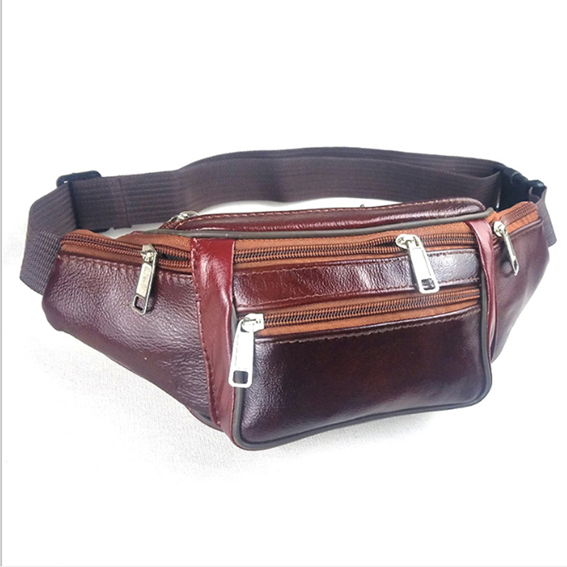 Genuine Leather Waist Bag Men  - Saddle Bag Leather review and price