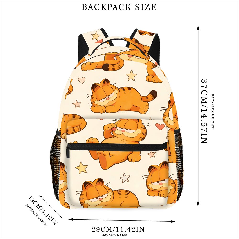 Funny Lazy Garfield Backpack S - Mesh Net Bag review and price