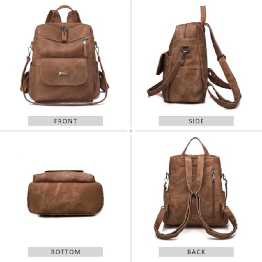 PU Leather Backpack Purse for  - Women Bags Purses review and price